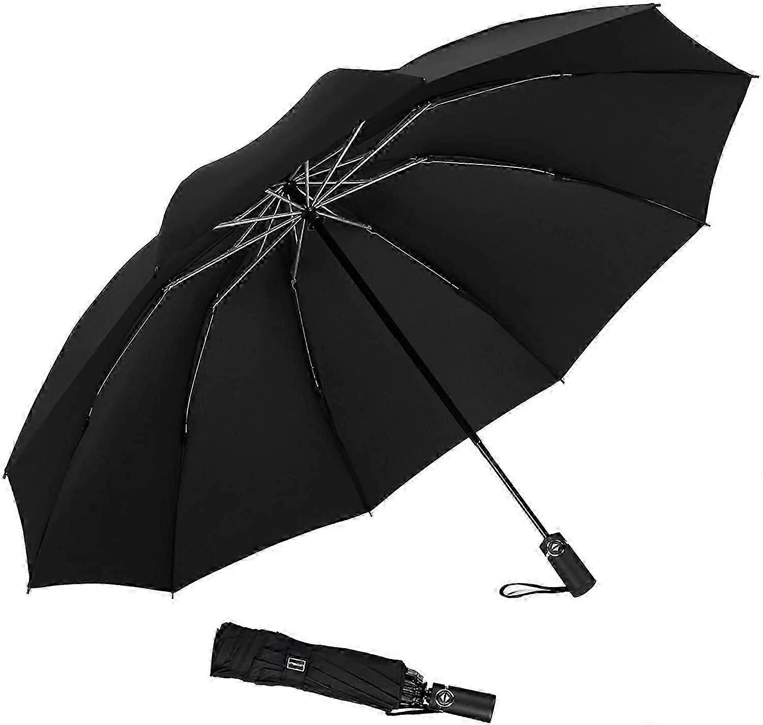Umbrella Windproof Travel Umbrella Compact Folding Reverse Umbrella