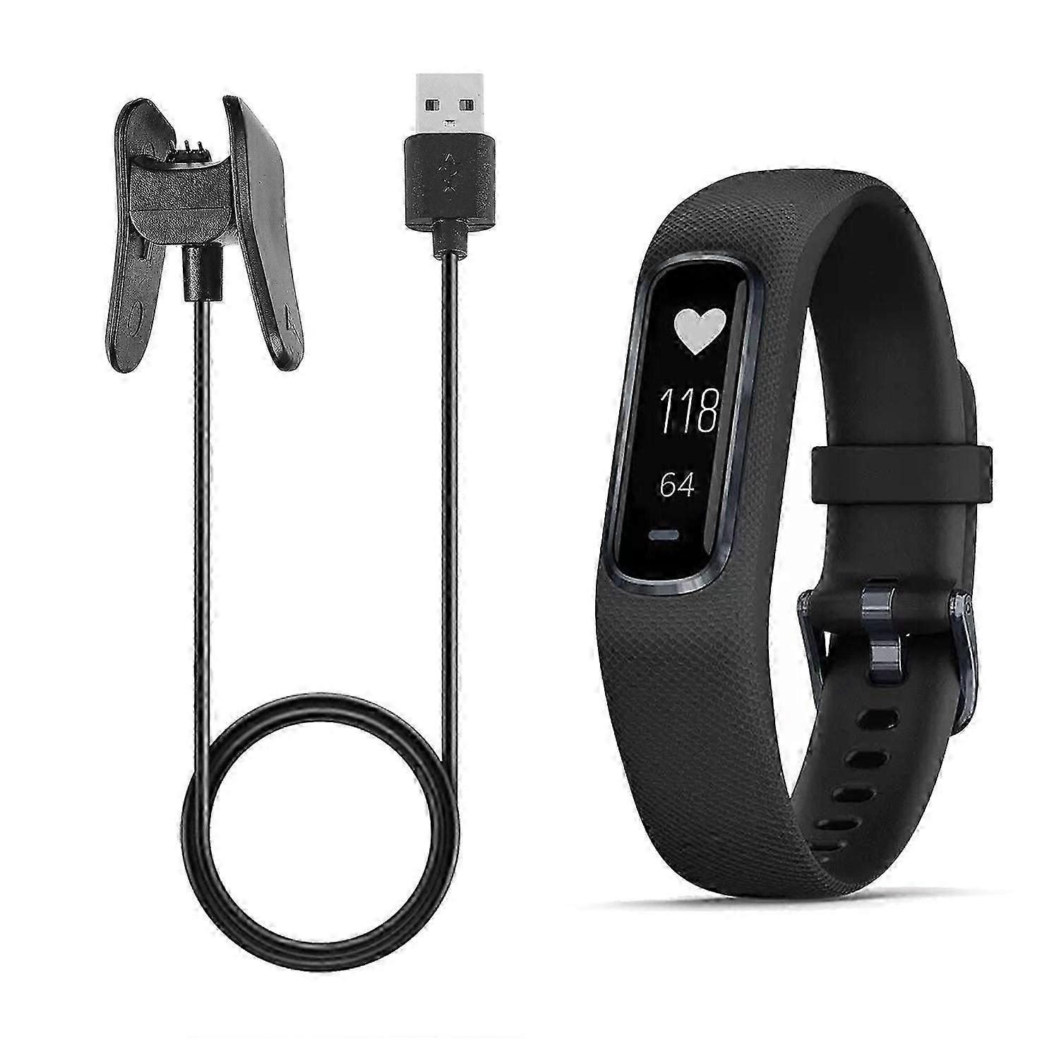 Tip A pentru Garmin Vivosmart 4 1m Cablu de încărcare USB USB Data Sync de înlocuire cu clemă de încărcare