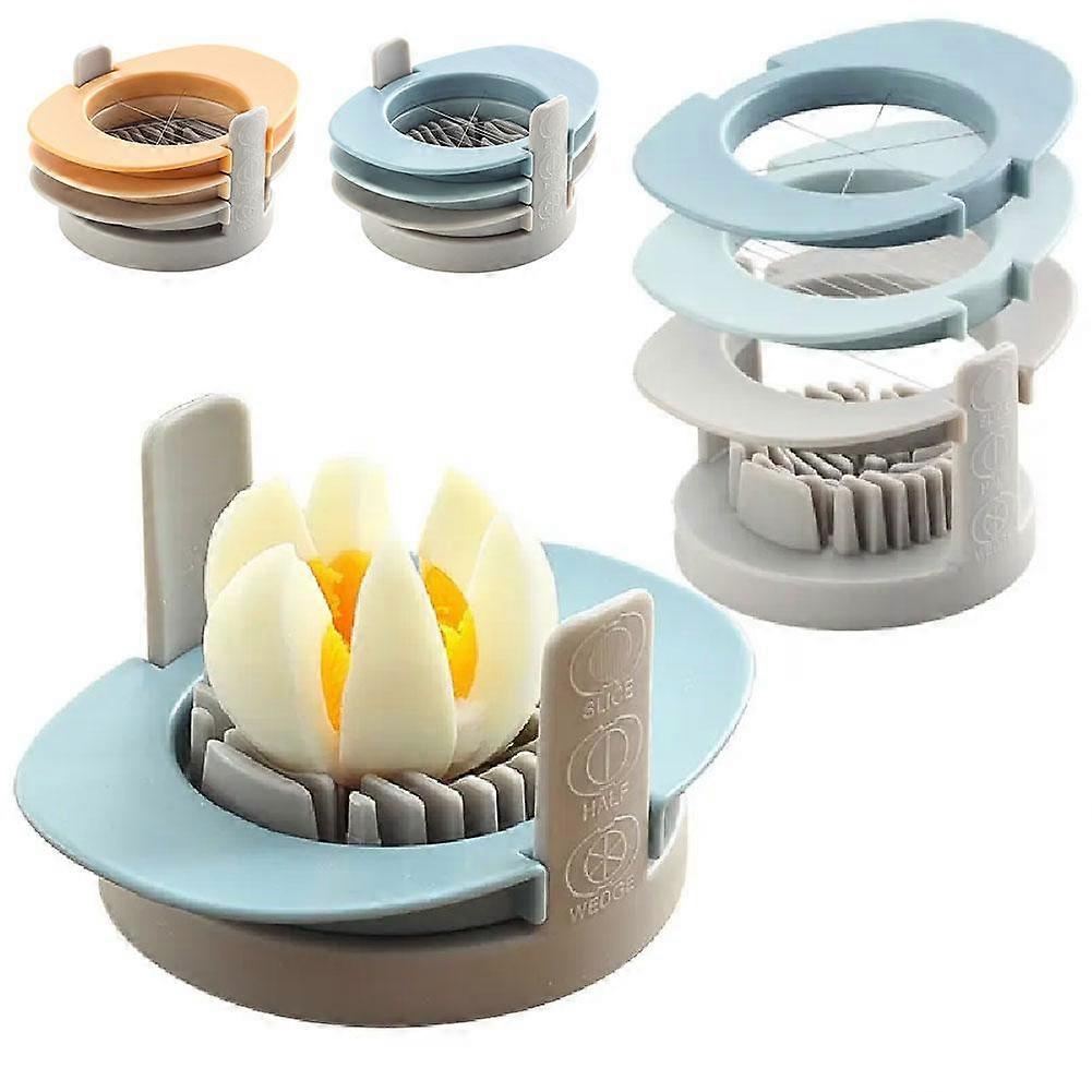 3 in 1 Egg Slicer & Strawberry Divider - Flexible Adjustable Slicing