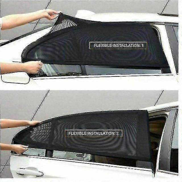2pcs Side Window Sunshade UV Protect Mesh Sun Visor for Car