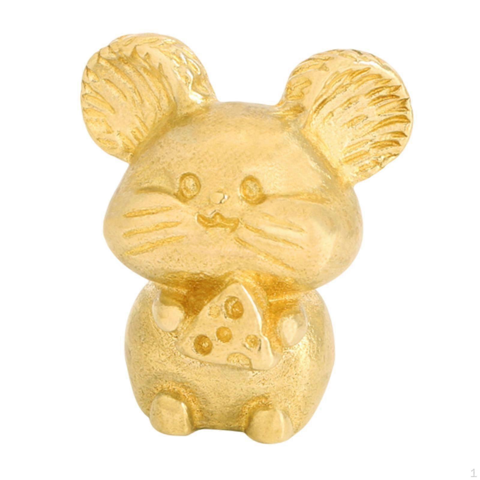 Animal Sculpture Cabinet Handle with Mouse Design for Closet and Cupboard