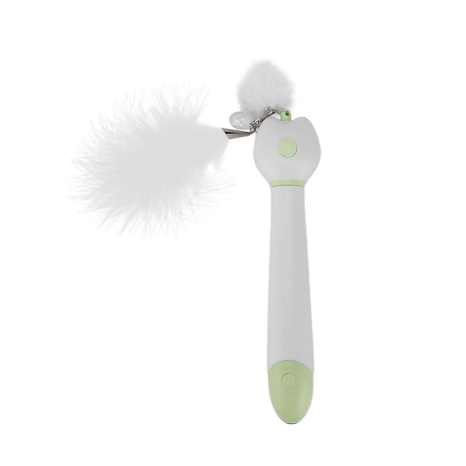 Multifunctional Funny Cat Laser Pointer Fishing Rod LED Light Feather Toy