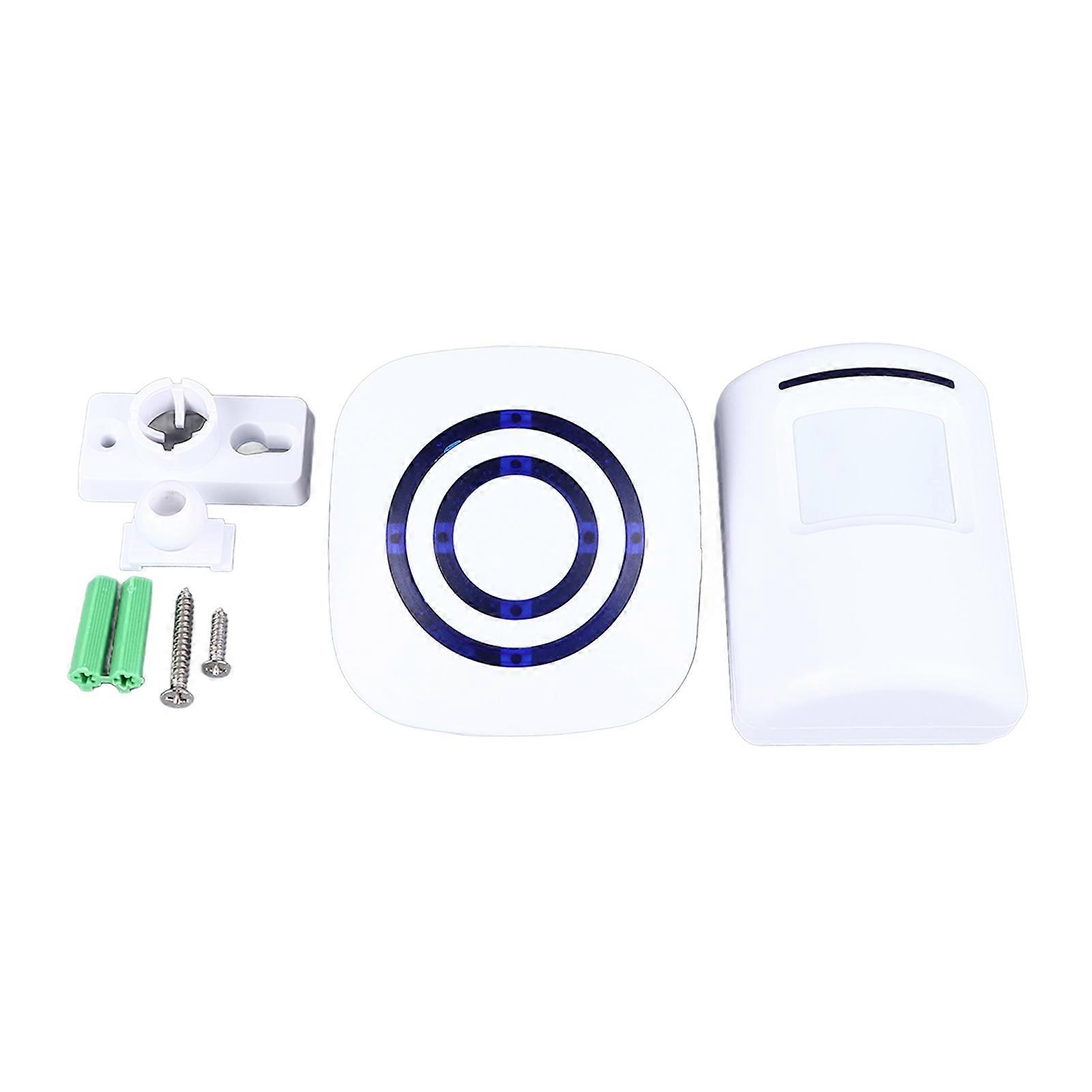 Wireless Infrared Sensor Doorbell: Customizable Voice Alerts, Easy Install, Rapid Signal