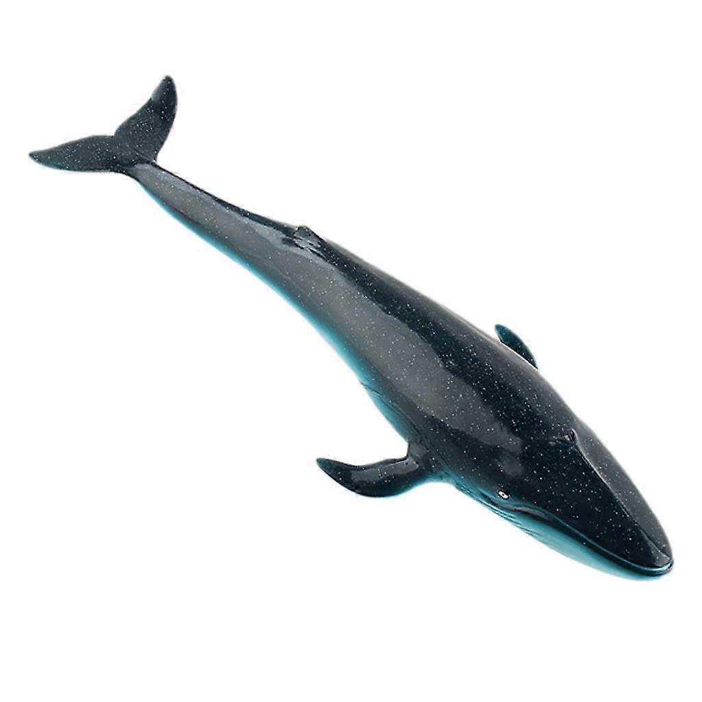 リアルな海のシロナガスクジラの動物モデルソフトプラスチックフィギュアおもちゃギフト