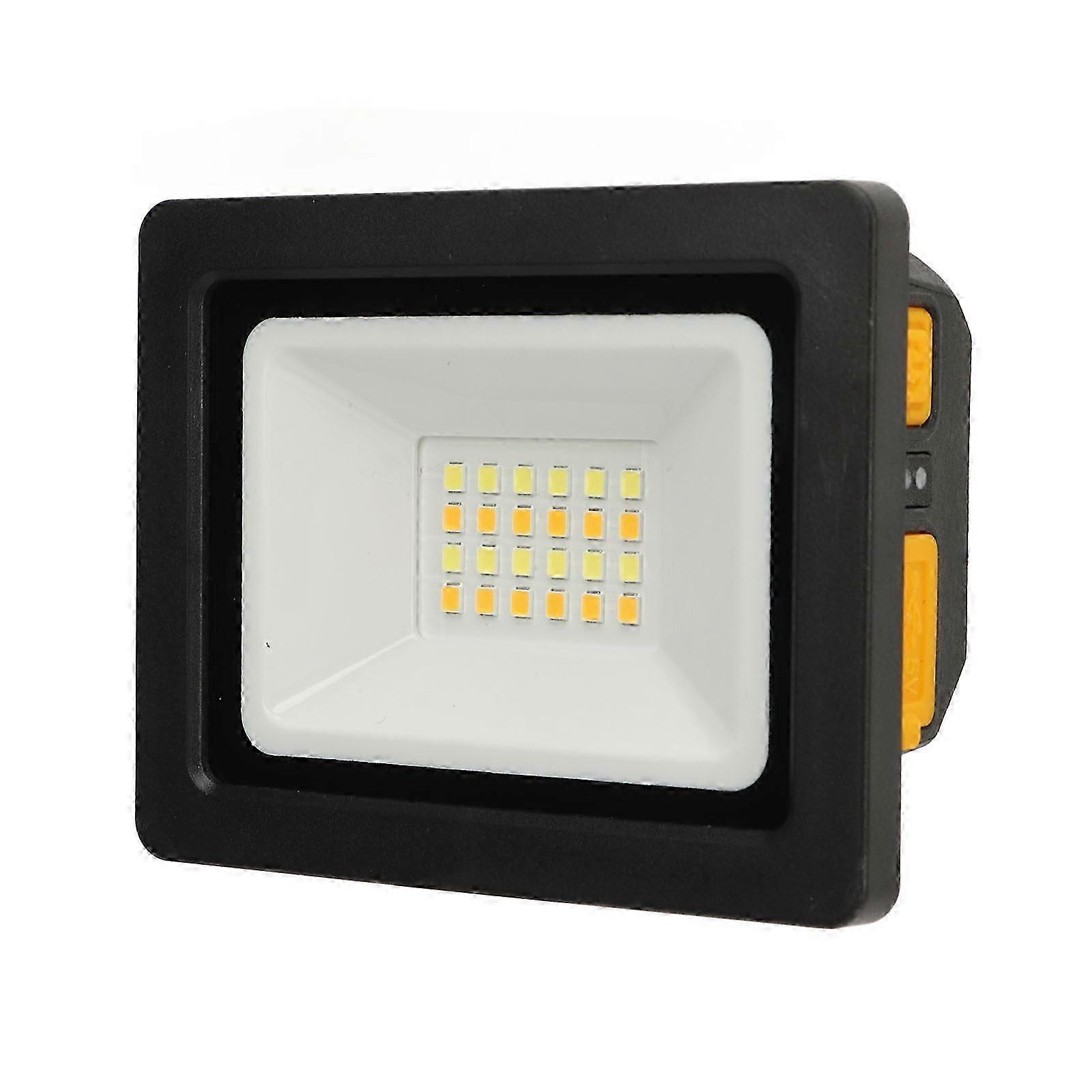 1PC LED Work Light with Hanging Hook 7 Modes Portable 24LED Floodlight Searchlight Camping Lamp for Mining