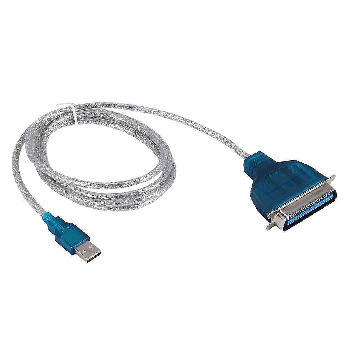 USB to Parallel IEEE 1284 Printer Adapter Cable PC (Connect your old parallel printer to a USB port)