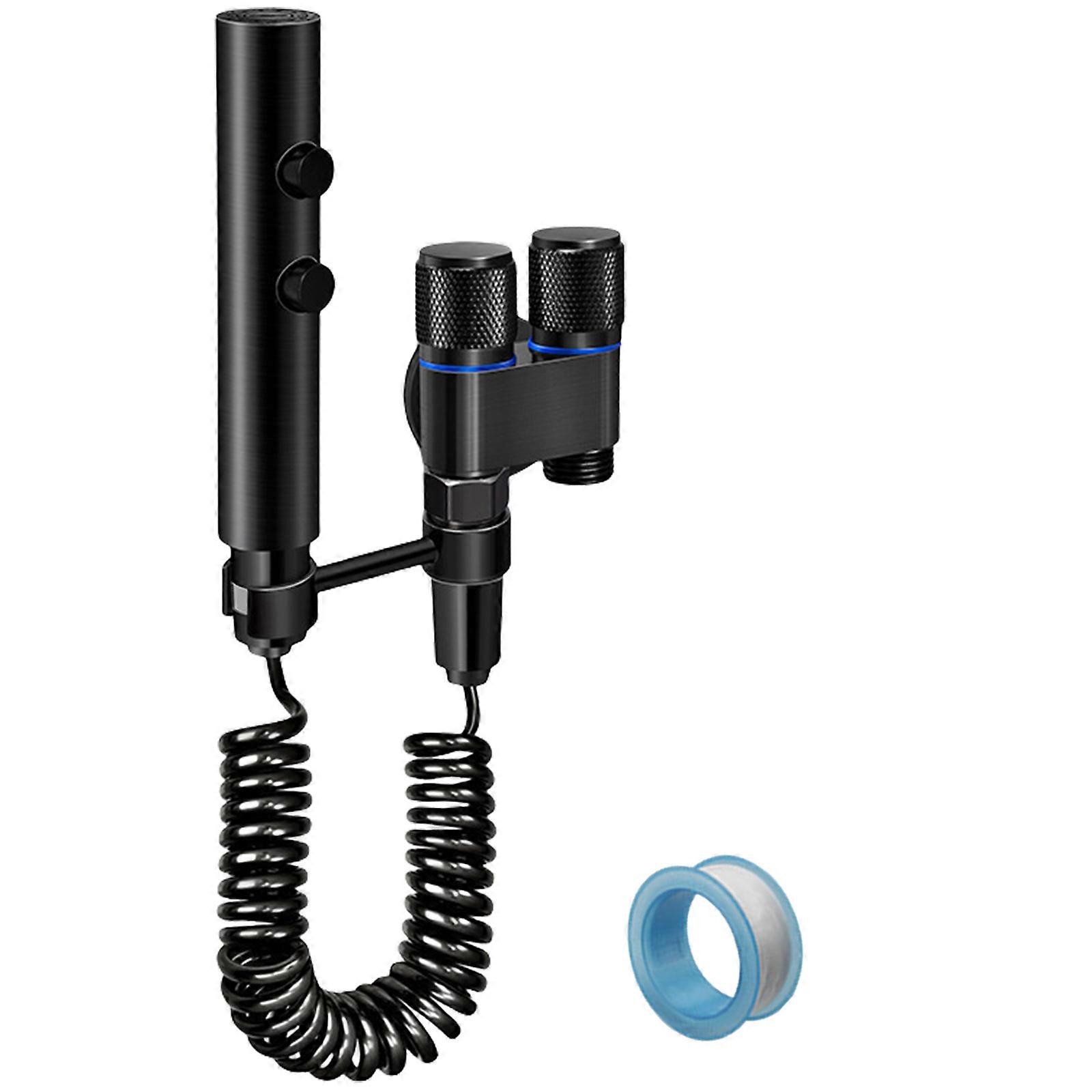 Efficient Toilet Cleaning Solution High Pressure Bidet Sprayer Faucet Water Saving Sprayer Suitable for Sensitive Users Multicolor