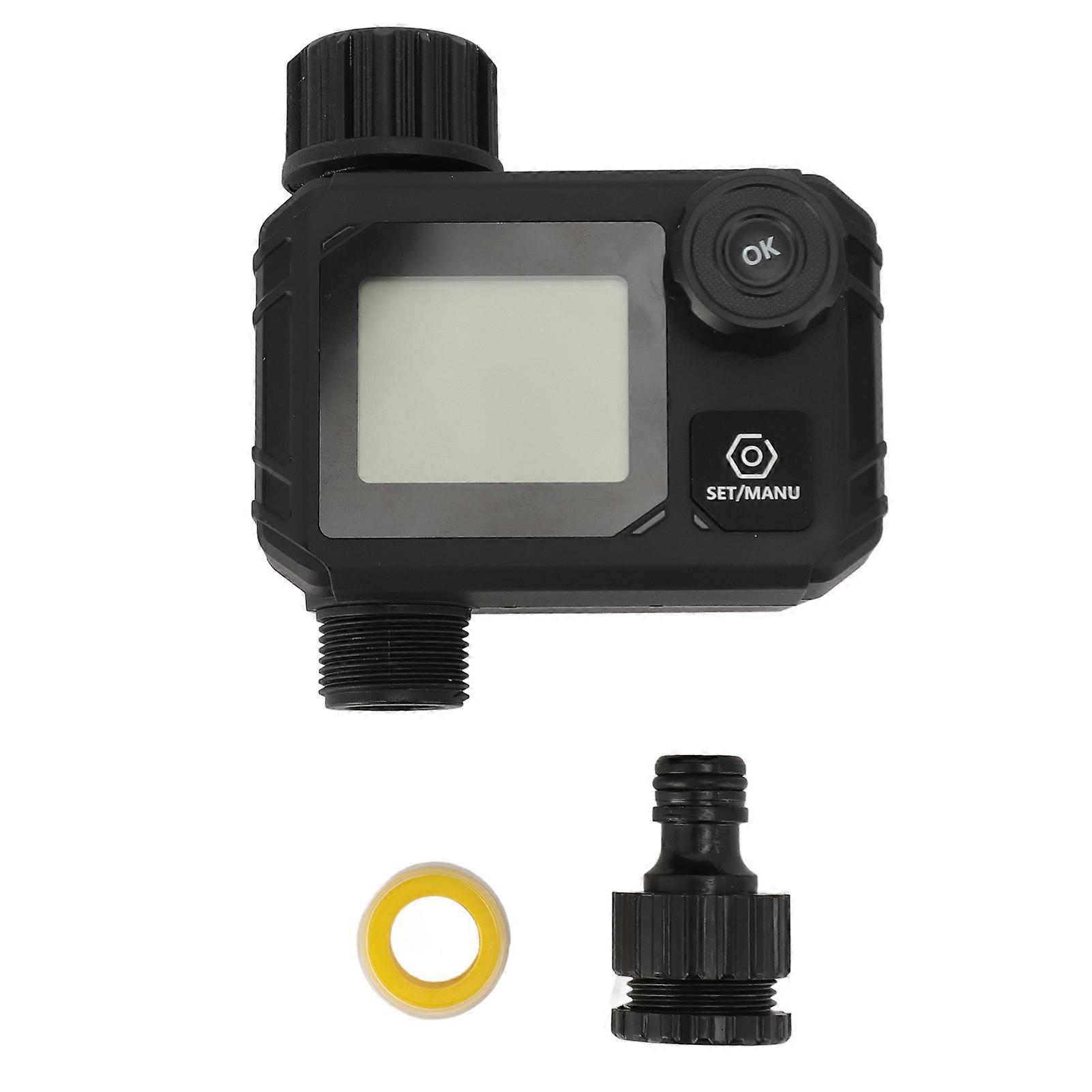 Digital Water Timer 3/4 Inch Male Thread Intelligent Programmable Automatic Watering Irrigation Timer for Outdoor Garden