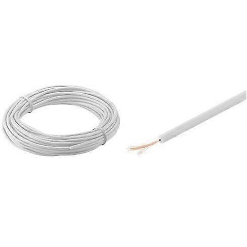10M ΑΠΟΜΟΝΩΜΈΝΟ ΚΑΛΏΔΙΟ ΧΑΛΚΟΎ 1x0, 14mm ΛΕΥΚΌ GOOBAY (120180) - 55046