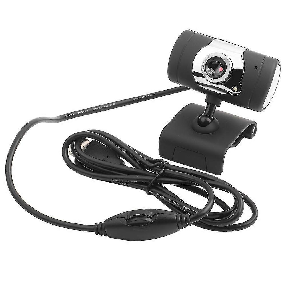 Computer Camera USB Clip Base High-Definition Built-in Sound-Absorbing Microphone
