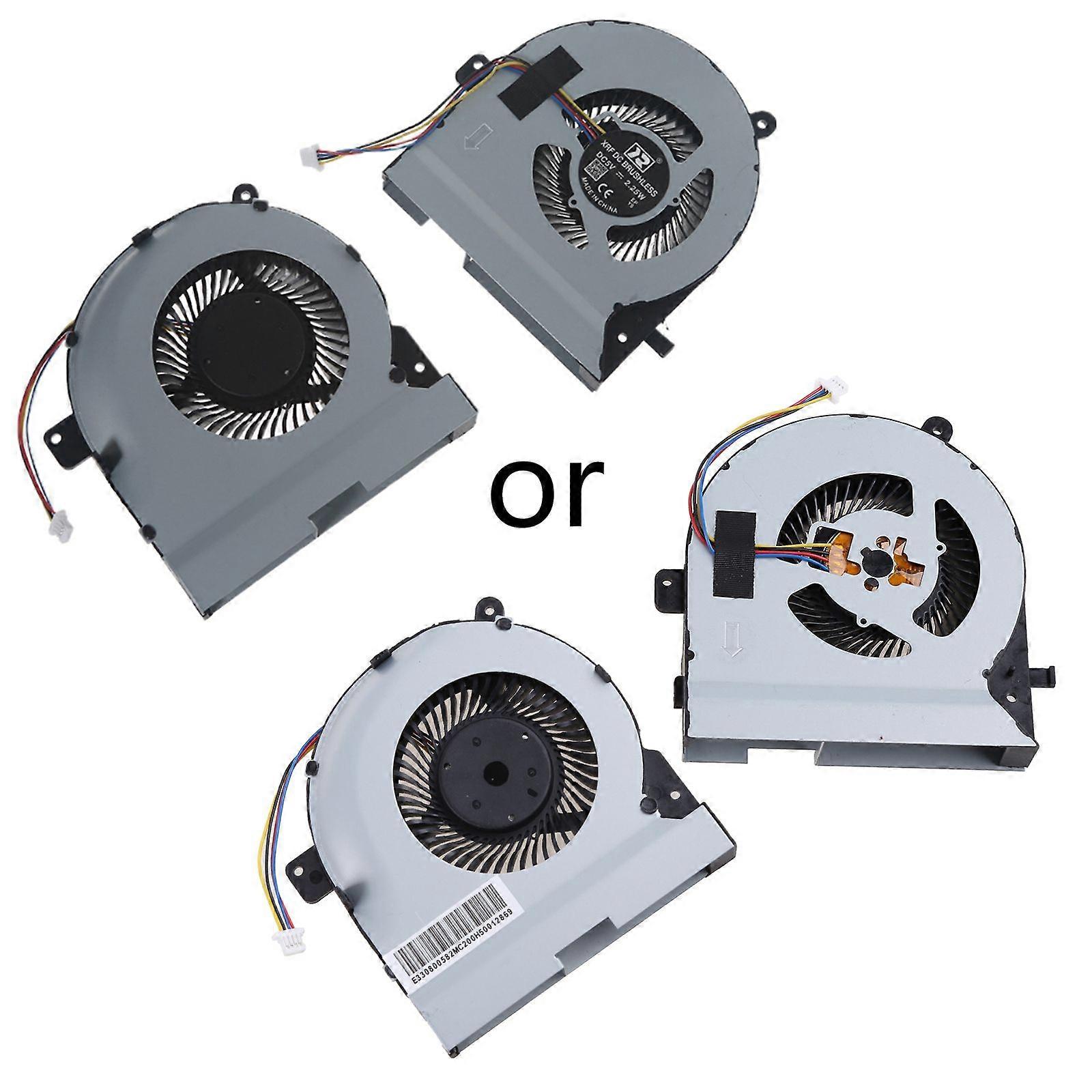 2pcs עבור Asus-ROG Strix GL502L GL502VY מאווררי קירור מחשב נייד בקרת טמפ' מאוורר CPU