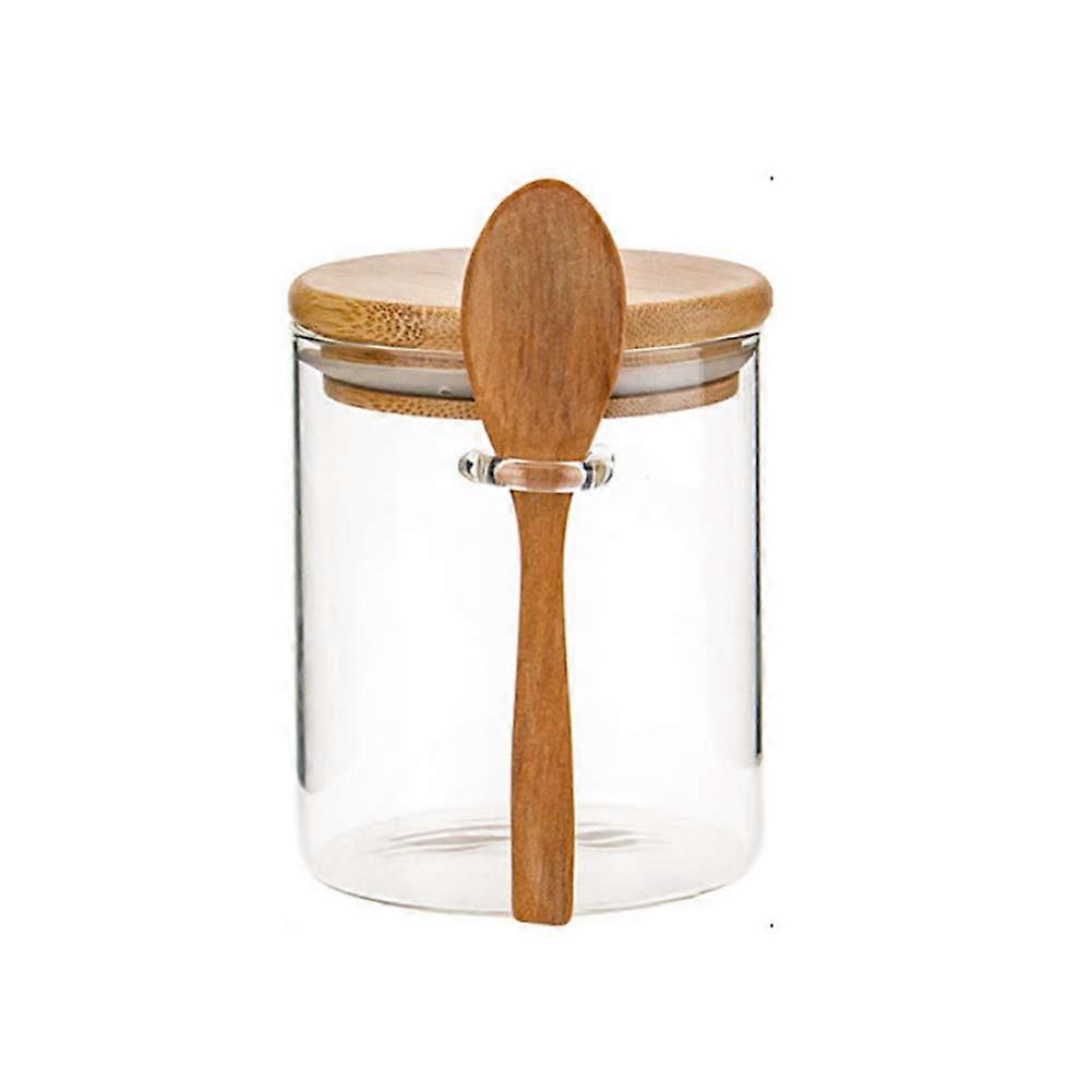 Glass Storage Container Transparent 15 Oz / 400 Ml, 1 Count, Food Storage