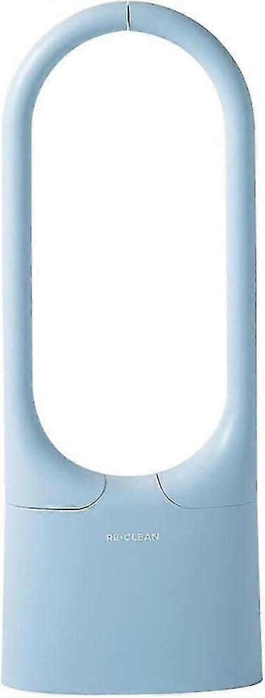 Toilet Brush and Container - with Quick Dry Holder - Blue