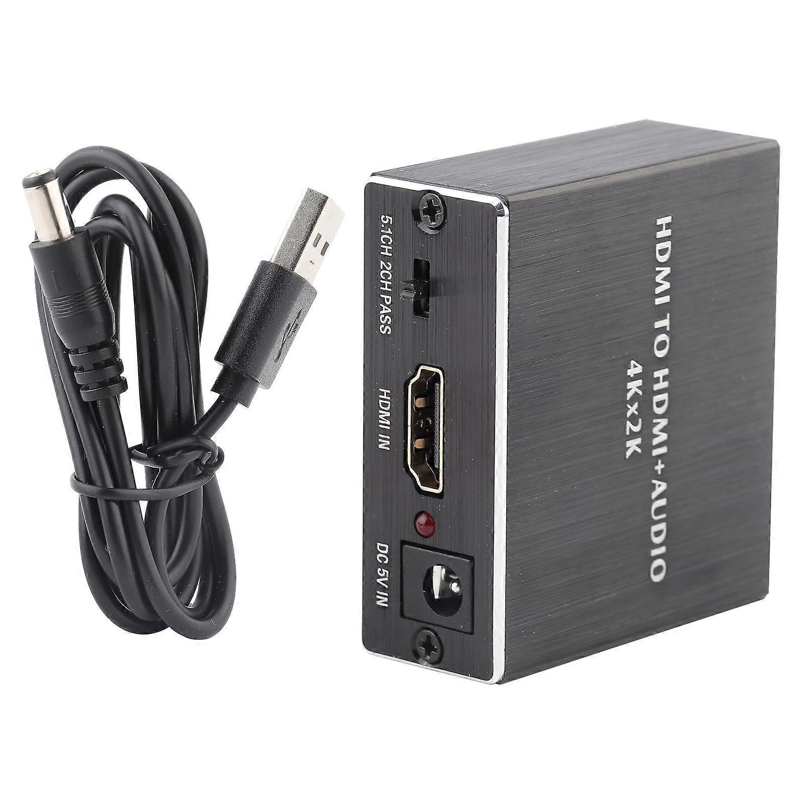 4K*2K HDMI o Splitter Extractor Converter HDMI to HDMI+SPDIF+3.5mm o Output