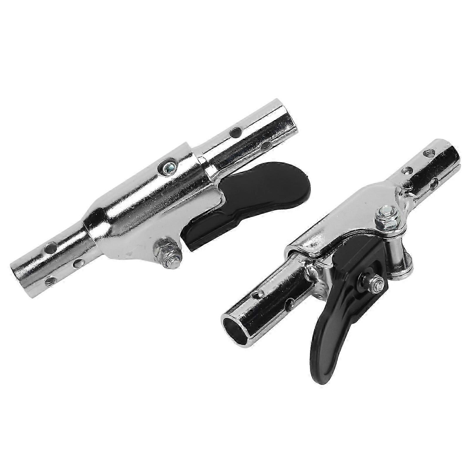 1 Pair Wheelchair Back Folder Rustless Stainless Steel Long Lasting Backrest Folding Switch