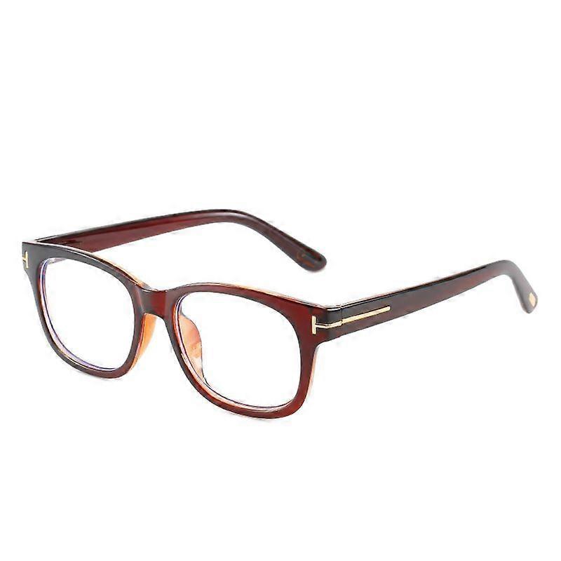 tom brand tf rectangle anti-blue light glasses 2022 trendy high quality computer glasses vintage transparent oculos de sol