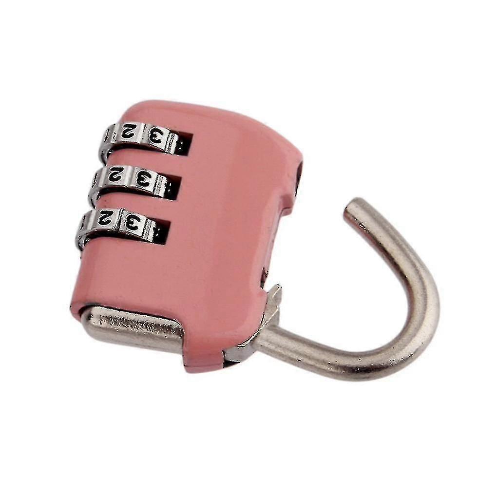 Metal 3 Digits Number Password Luggage Combination Lock Padlock