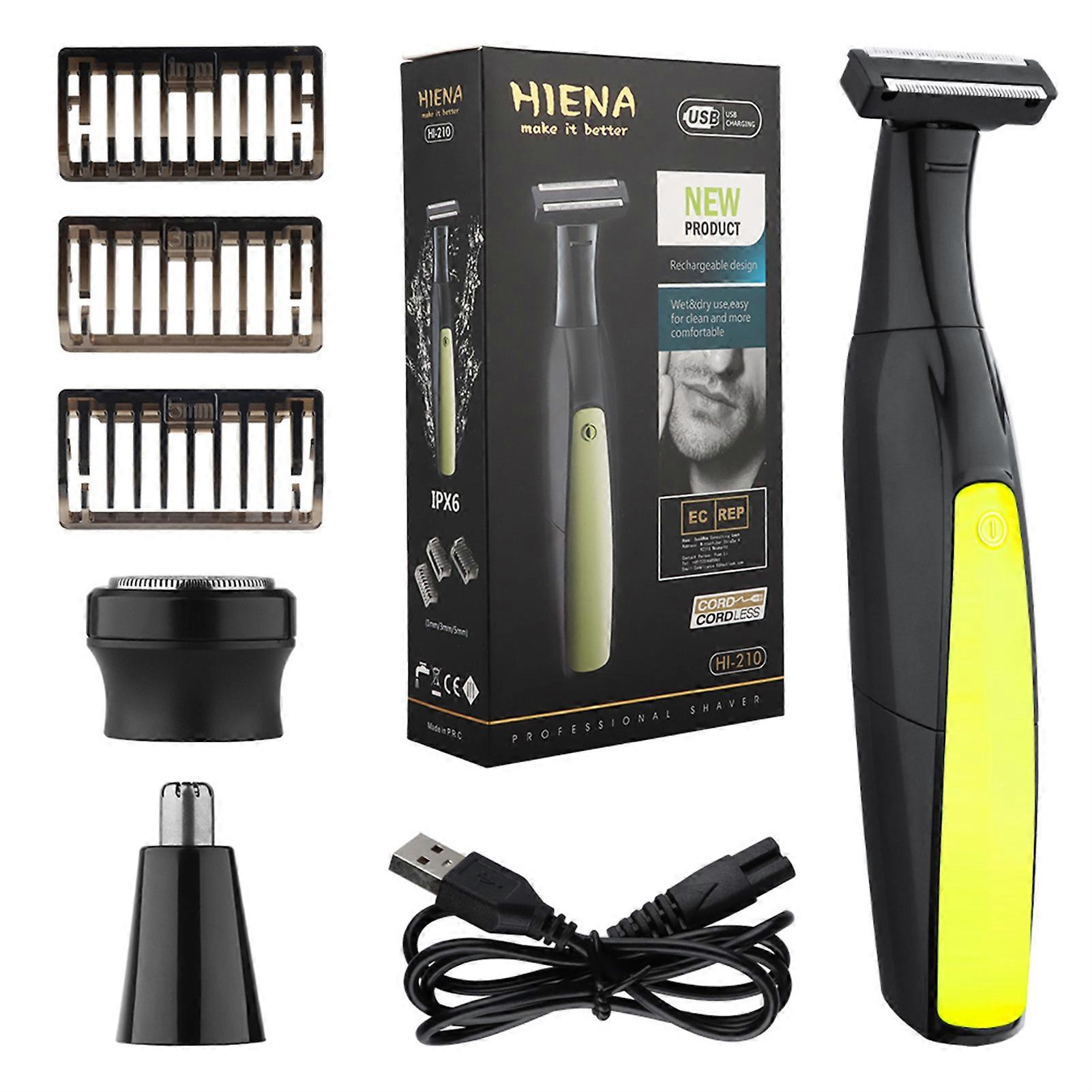 Powerful Electric Beard Trimmer Multi-Functional Washable Razor