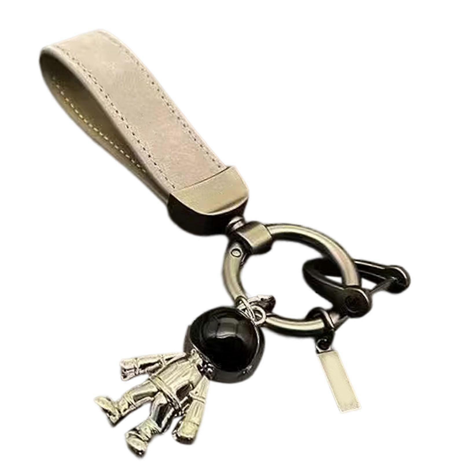 Chaveiro de couro PU Chaveiro Titular Simples Presente de Moda Universal Alça de Pulso