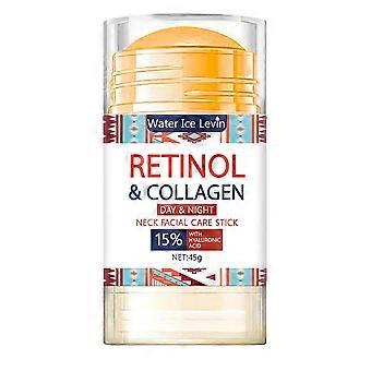 Retinol & Collagen Day & Night Neck Facial Care Stick with 15% Hyaluronic AcidFirming And Anti-Wrinkle Care Stick