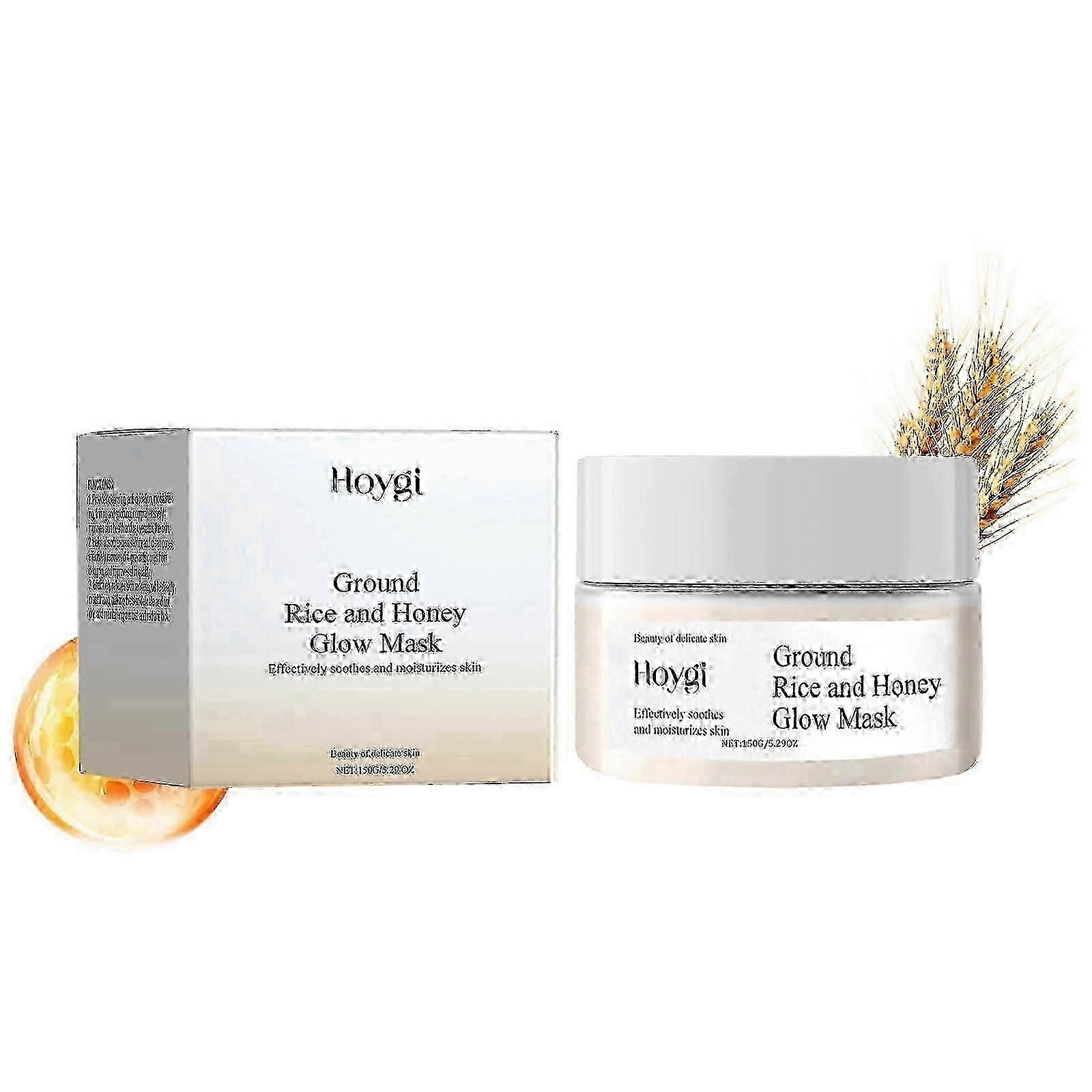 Honey Rice Moisturizing Mask Facial Cleansing Mud Mask Hydrating And Hydrating Soft Skin Mask