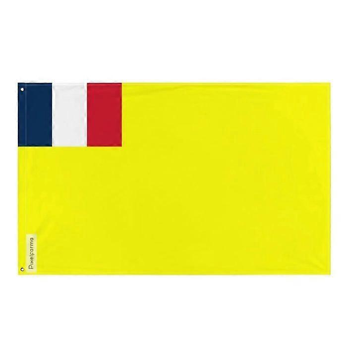 Flag of French Indochina – 128 x 192 cm – Polyester – Metal eyelets – Durable