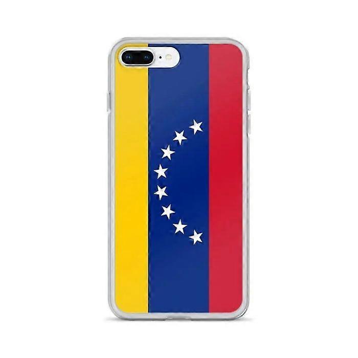 iPhone Case - Multicolored - Venezuela Flag - Soft - Silicone - Compatible with iPhone 7 Plus