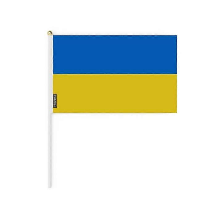 Mini Flag of Ukraine – 20 x 30 cm – Handheld – Polyester – 1 piece