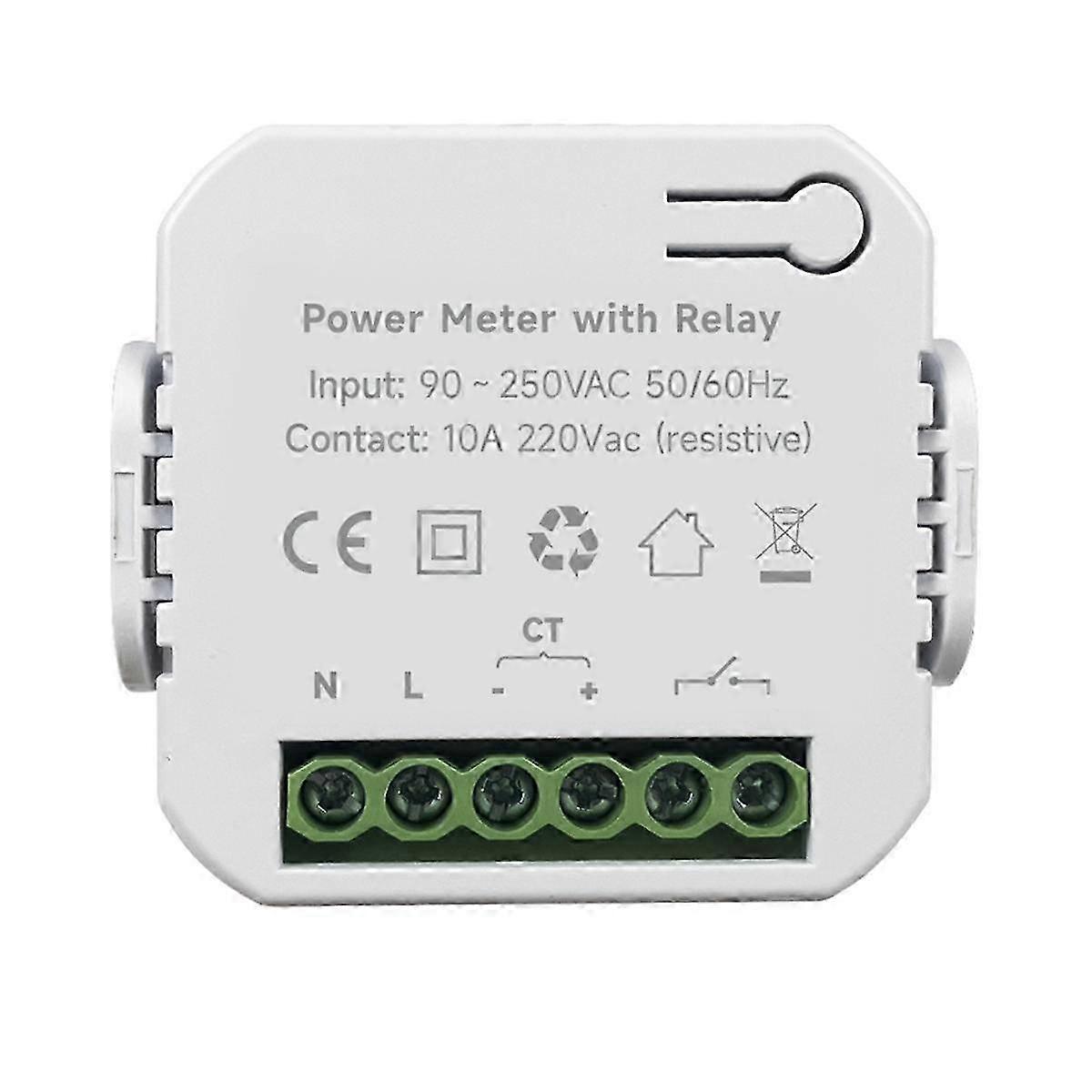 Smart WiFi Energy Meter with CT Clamp & Open Circuit Detection, KWh Power Monitor for Home Energy Tracking
