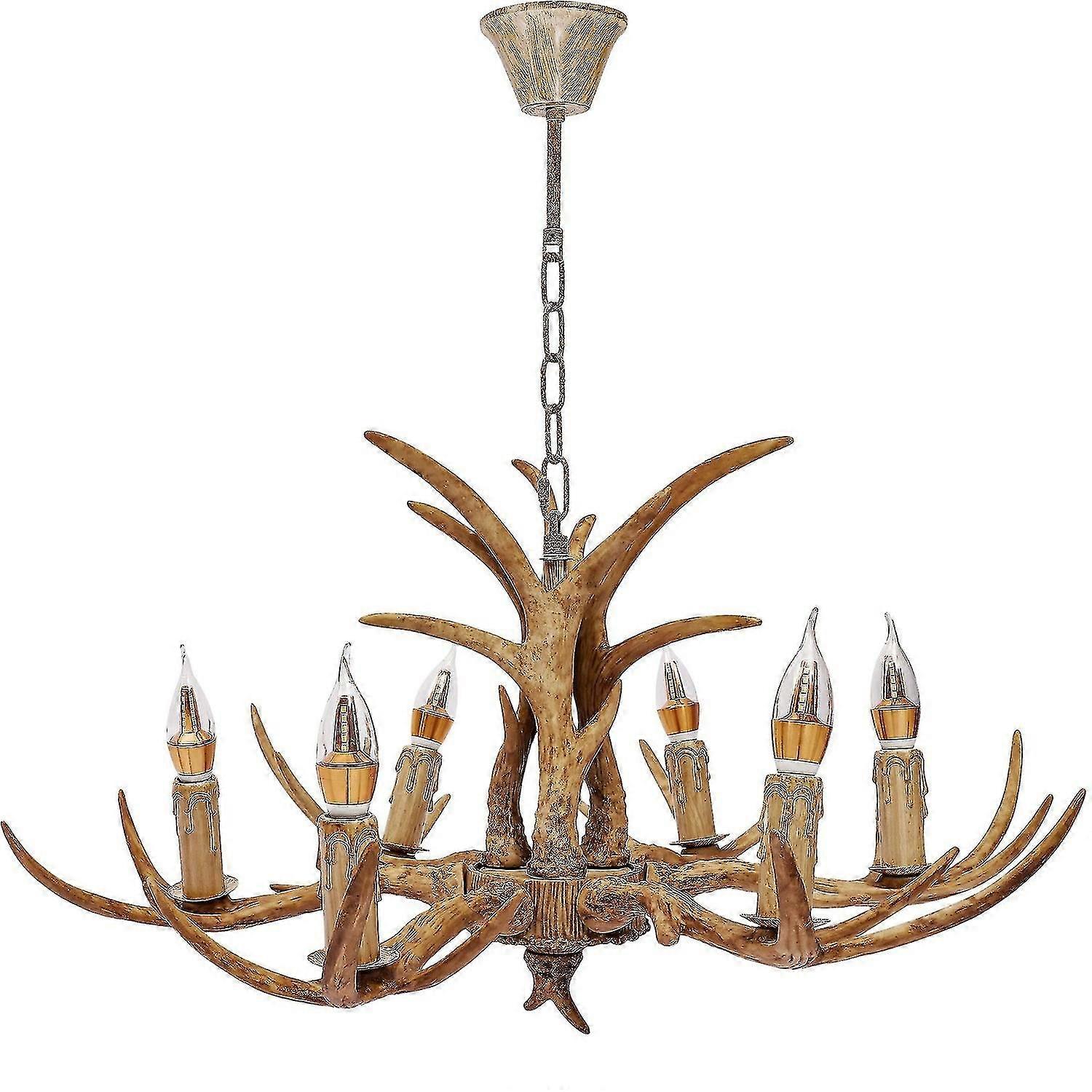 Antlers Style Candle Chandelier