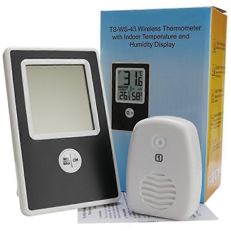 TS-WS-43 Wireless Digital Thermometer Hygrometer High Precision Indoor Outdoor Temperature Humidity Monitor