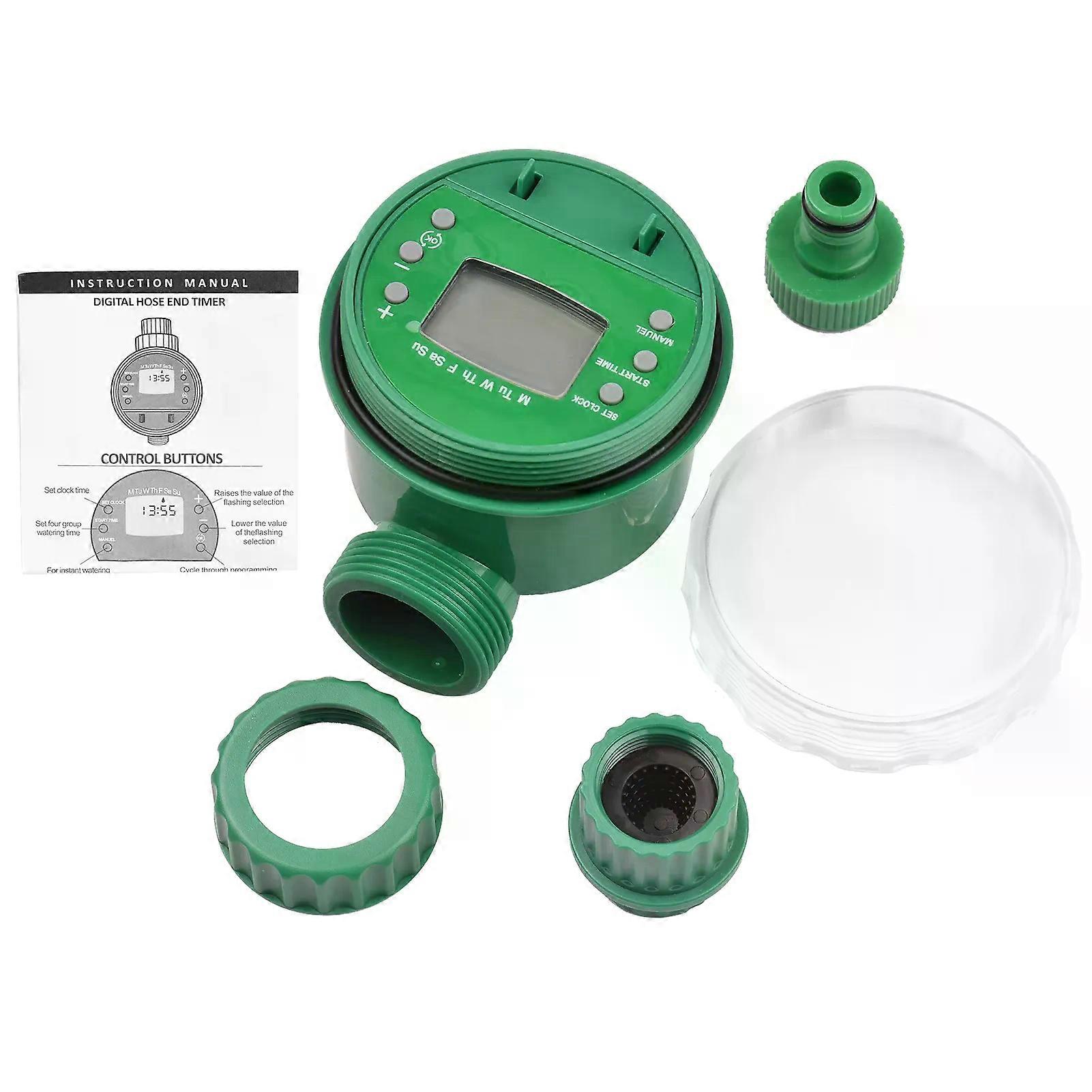 Lepmerk Digital Automatic Watering Timer Programmed Garden Irrigation Timer Battery Operated Smart Water Irrigation Controller