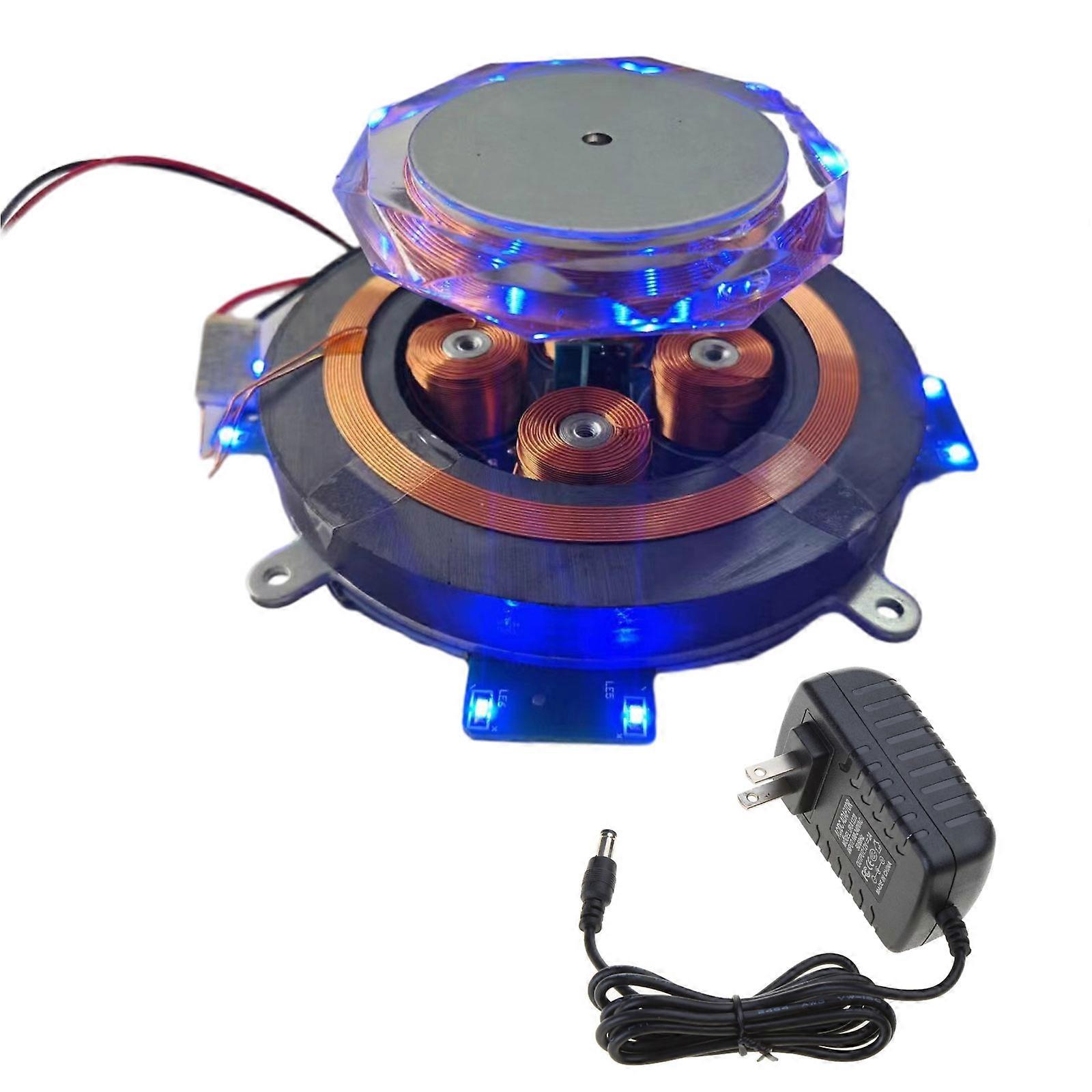 Magnetic Levitation Module DIY Cores Kit with LED Lamp Load Bearing 500g Magnetic Levitation Machine Wireless Charging