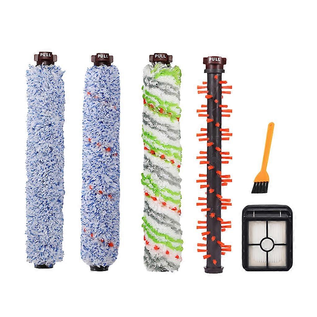 For Bissell Crosswave Cordless Max Series 2554 / 2590 Roller Soft Brush Vacuum Cleaner Replacement Part Accessory Multicolor