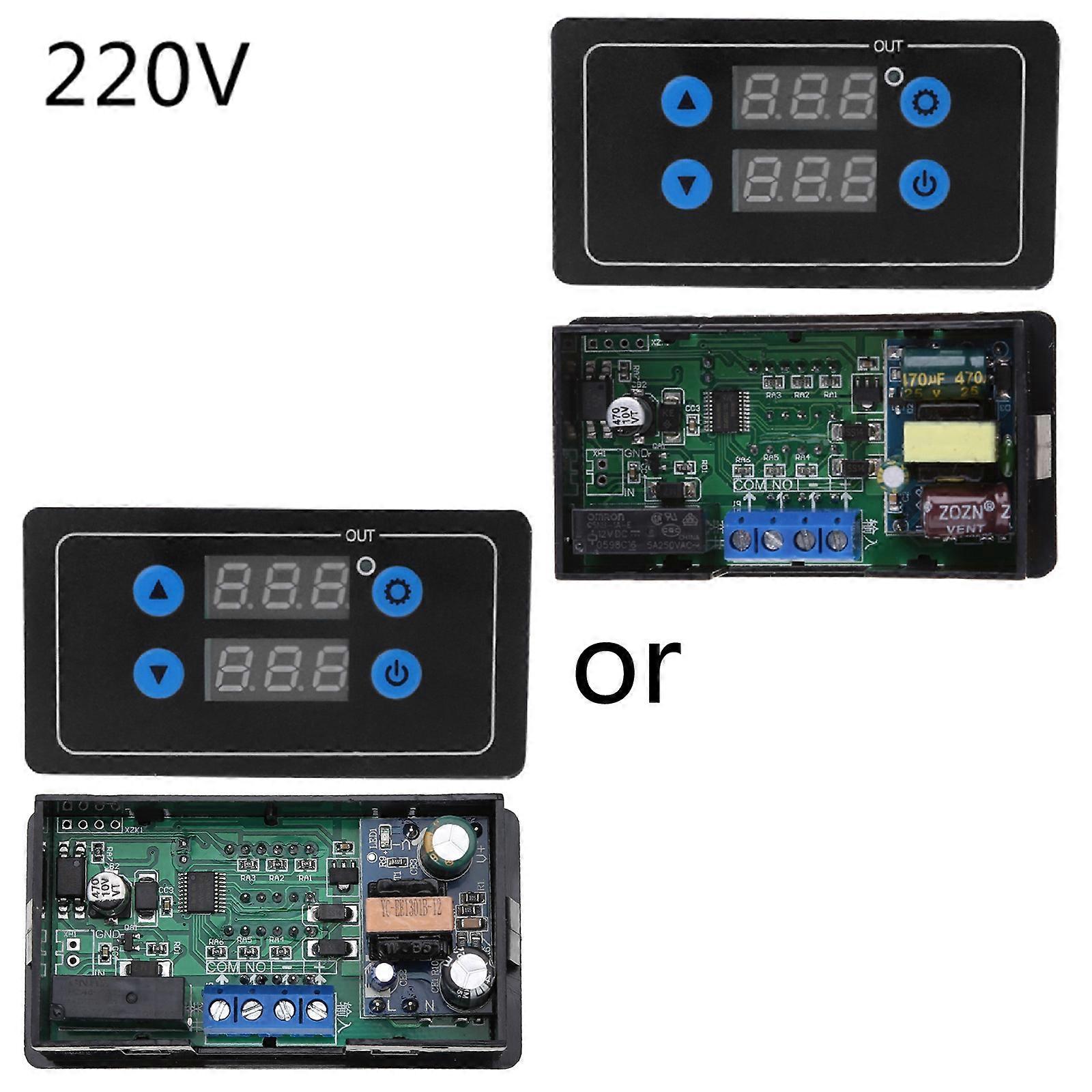 0.1s - 999h Countdown Control Relay Timer Programmable Digital Countdown Timer Turn off Delay Switch Delay Timer Multicolor