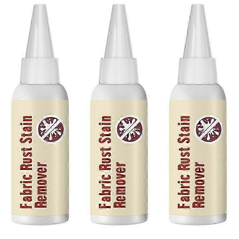 3Pcs 50ML Waterless Rust Stain Remover for Fabric Clothing Effective Cleaning