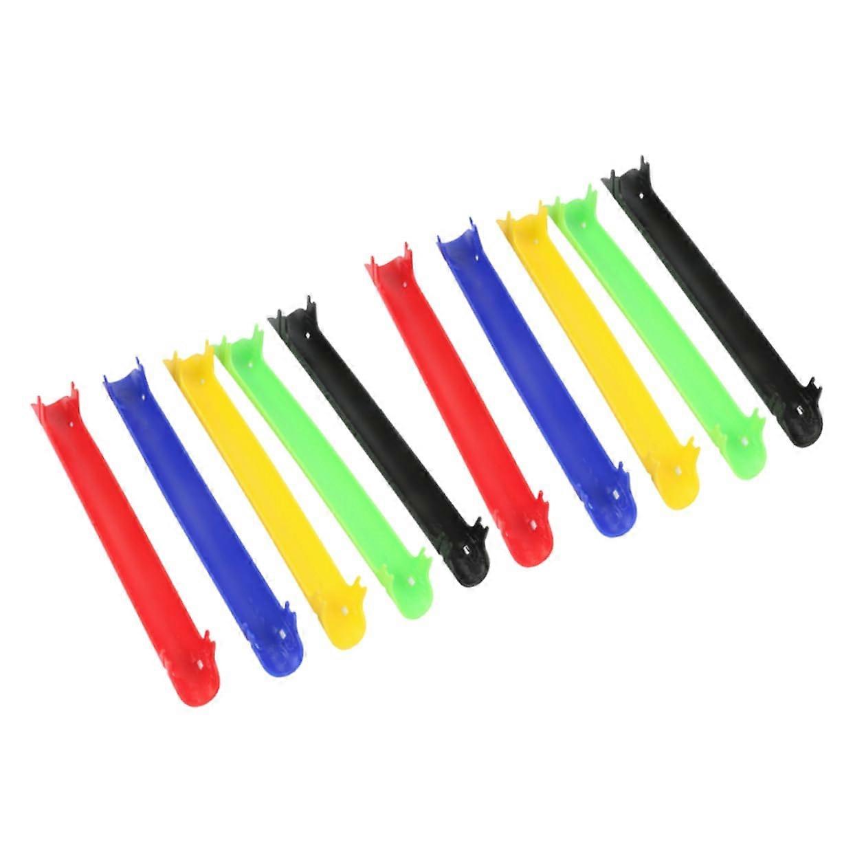 10 pieces bicycle chain guard stickers split durable chain protectors for mountain bikes and reusable protects the chain wear accessory