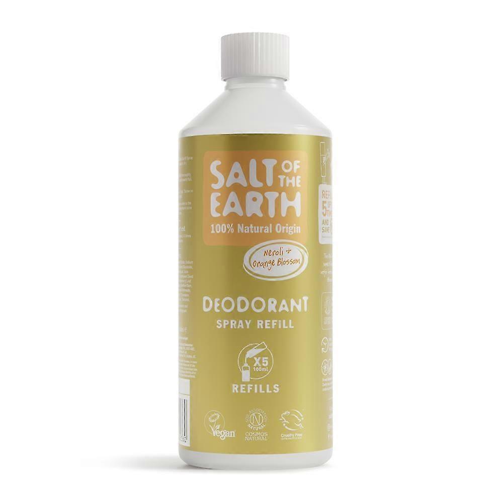 Salt Of the Earth 橙花和橙花天然脱欧喷雾补充装 500ml