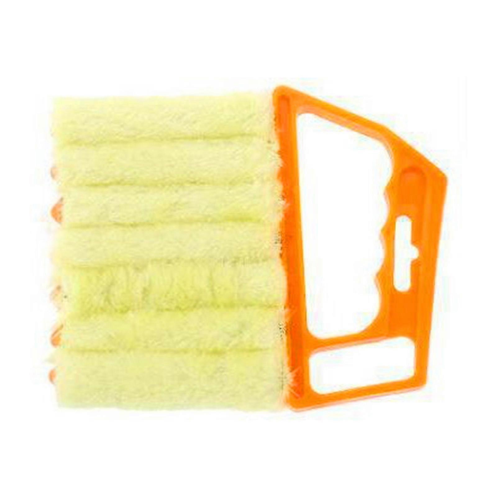 Specialize Blinds Brush Scrubber with Soft NonScratch Bristles Ideal for Delicate Window Coverings Compactly Light weight Yellow