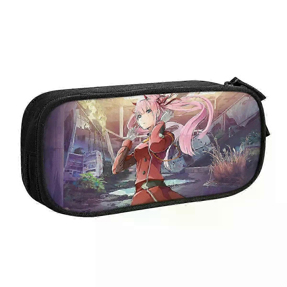 大学や学校に適した大容量のペンケースで、ダーリンのゼロツーデザインが特徴で、FRANXXでオフィスでの使用に最適