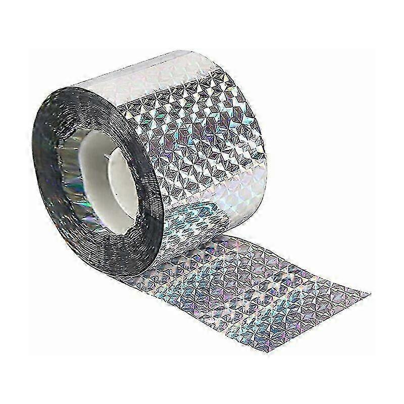 Reflective Bird Repeller Tape 150ft Length Double-Sided for Woodpeckers and Deterrence of Various Birds Home and Agricultural Use