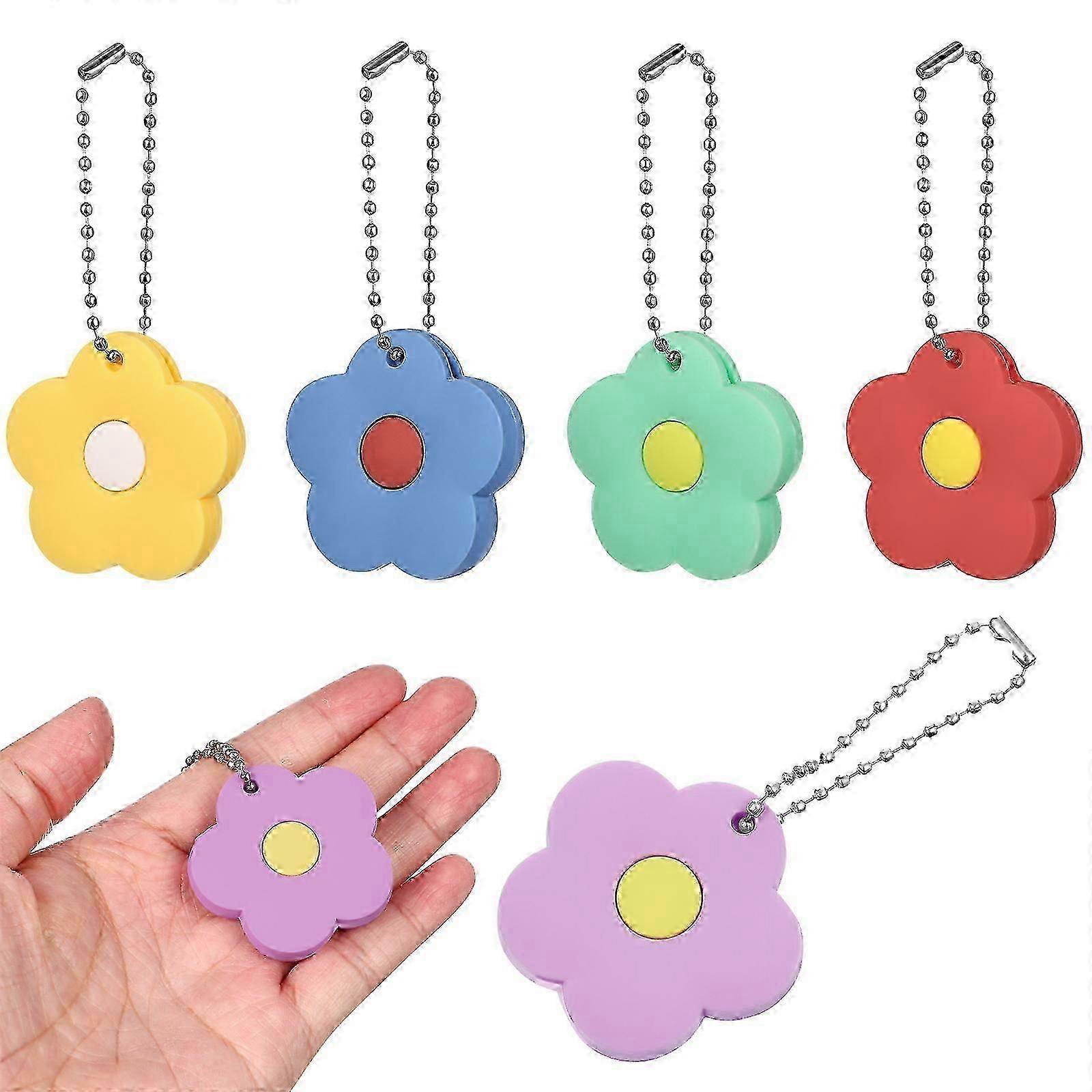5 pcs fleur clés couvres silicone capuchons de clés pour clés de maison