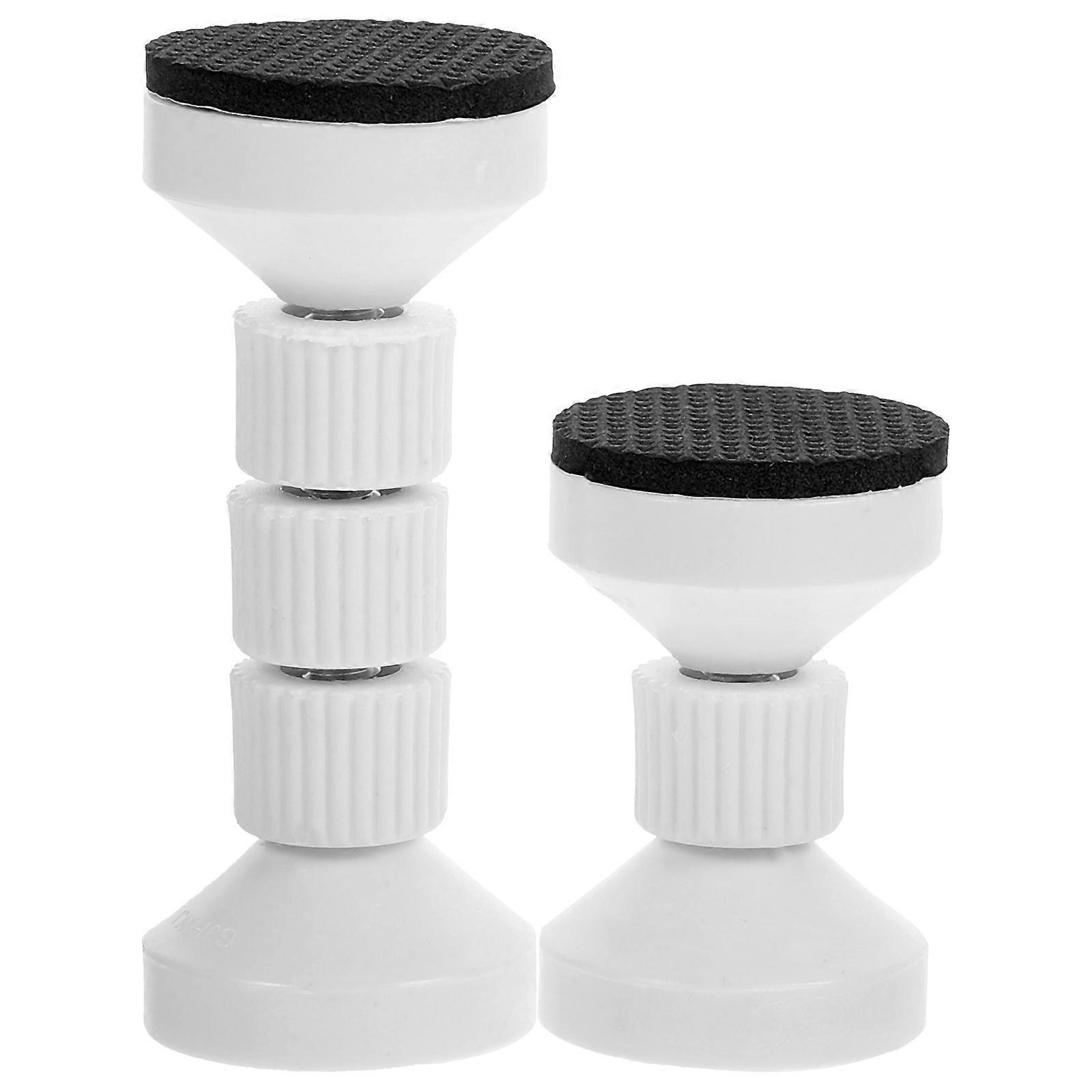 Adjustable Headboard Stoppers Bed Frame Shake Tool No Drilling Sturdy Material Easy Install for Bed Sofa Cabinet White Medium Large