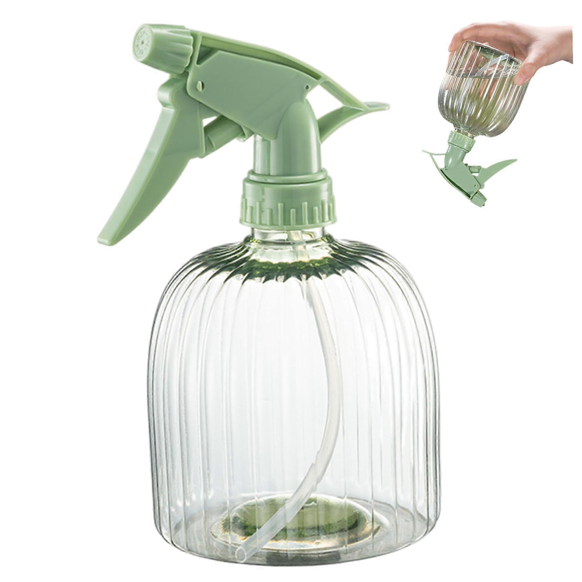 600 ml Spray Bottle for Plants - Lightweight Green Plastic Mist Sprayer with Adjustable Nozzle for Home and Garden Use