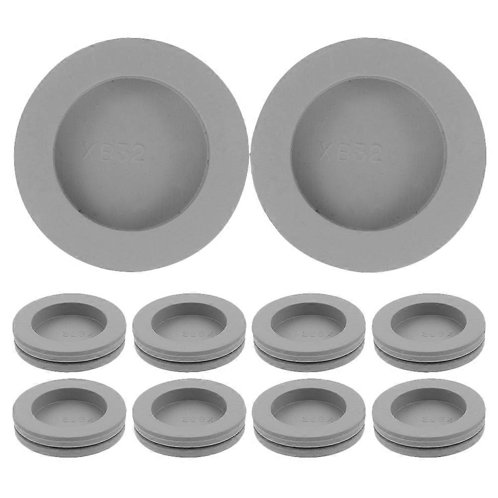 Small Rubber Stoppers Air Conditioner Drain Plug Home Use 2.90X2.90X0.60CM Leak Prevention 10Pcs