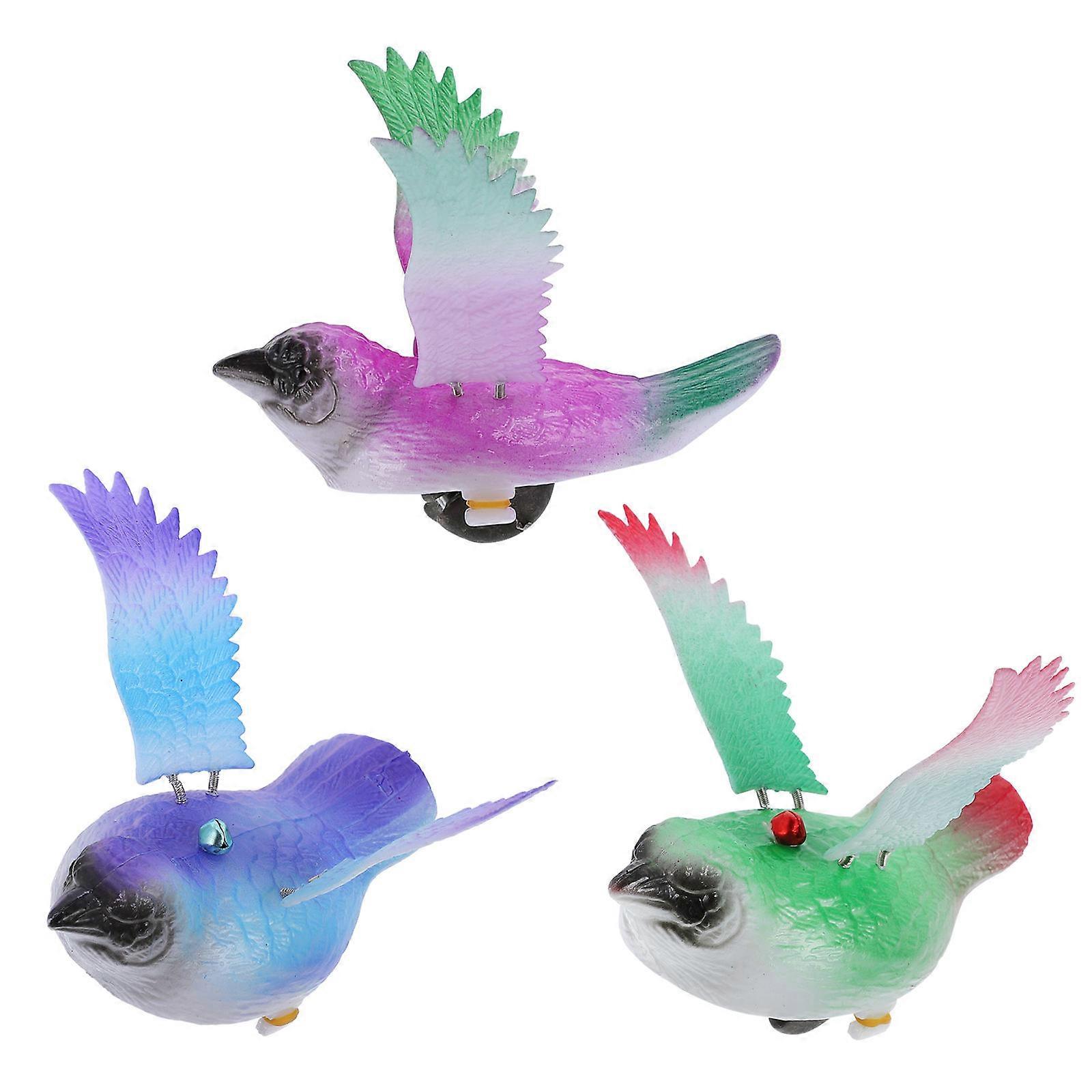 Children Toy Small Animal Toys String Pulling Action Assorted Color 11.5X9CM Plastic 3Pack