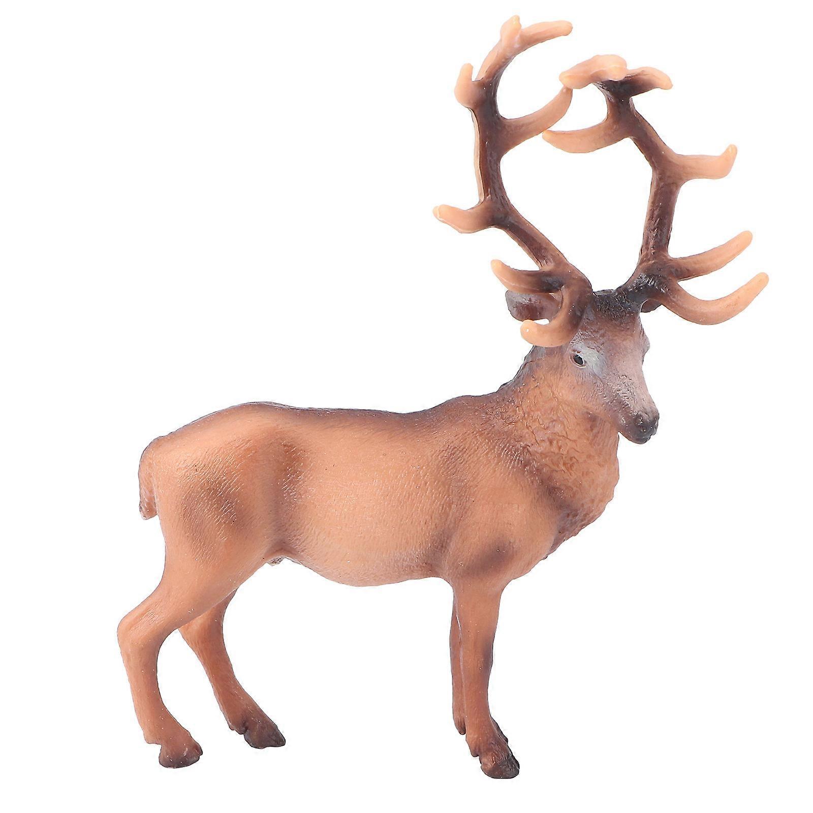 Elk Pendant Elk Statues and Figurines Christmas Home Decoration Assorted Color 13x9.5cm 1Pack