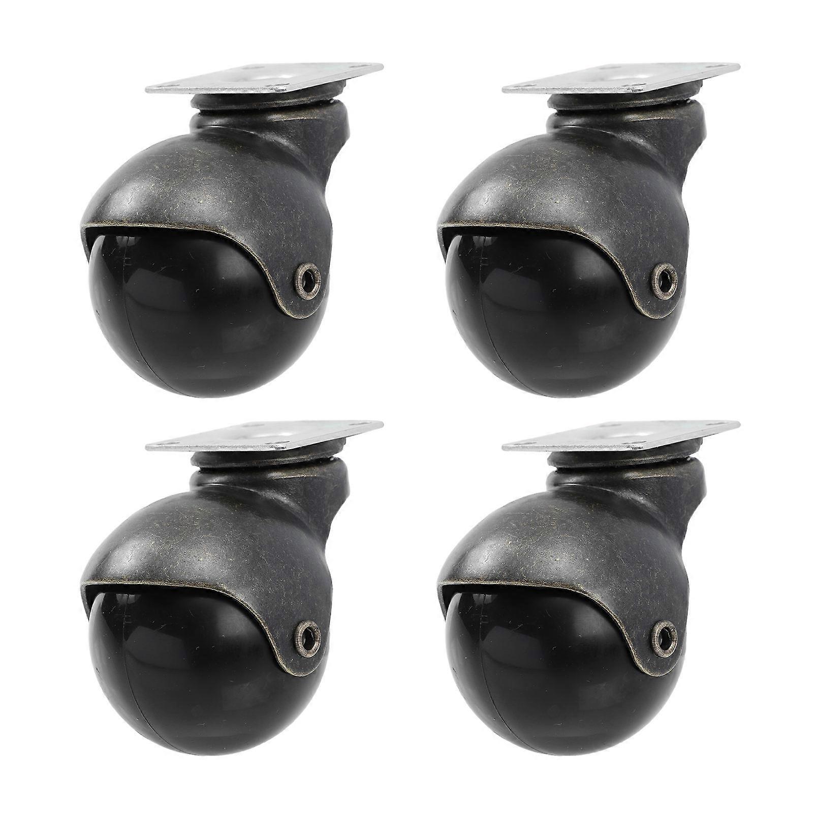 Furniture Wheel with Swivel Plate Casters Made of PP and Iron for Home Use 4 Pieces