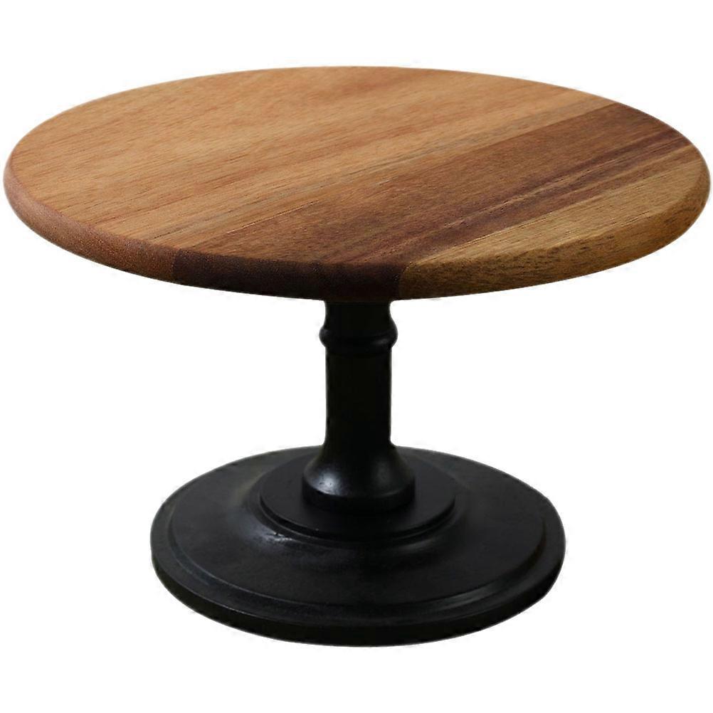 Cupcake Stand Wood Dessert Display Simple Design European Romantic Style Round Wedding Birthday 20.00X20.00X14.50cm 1Pcs