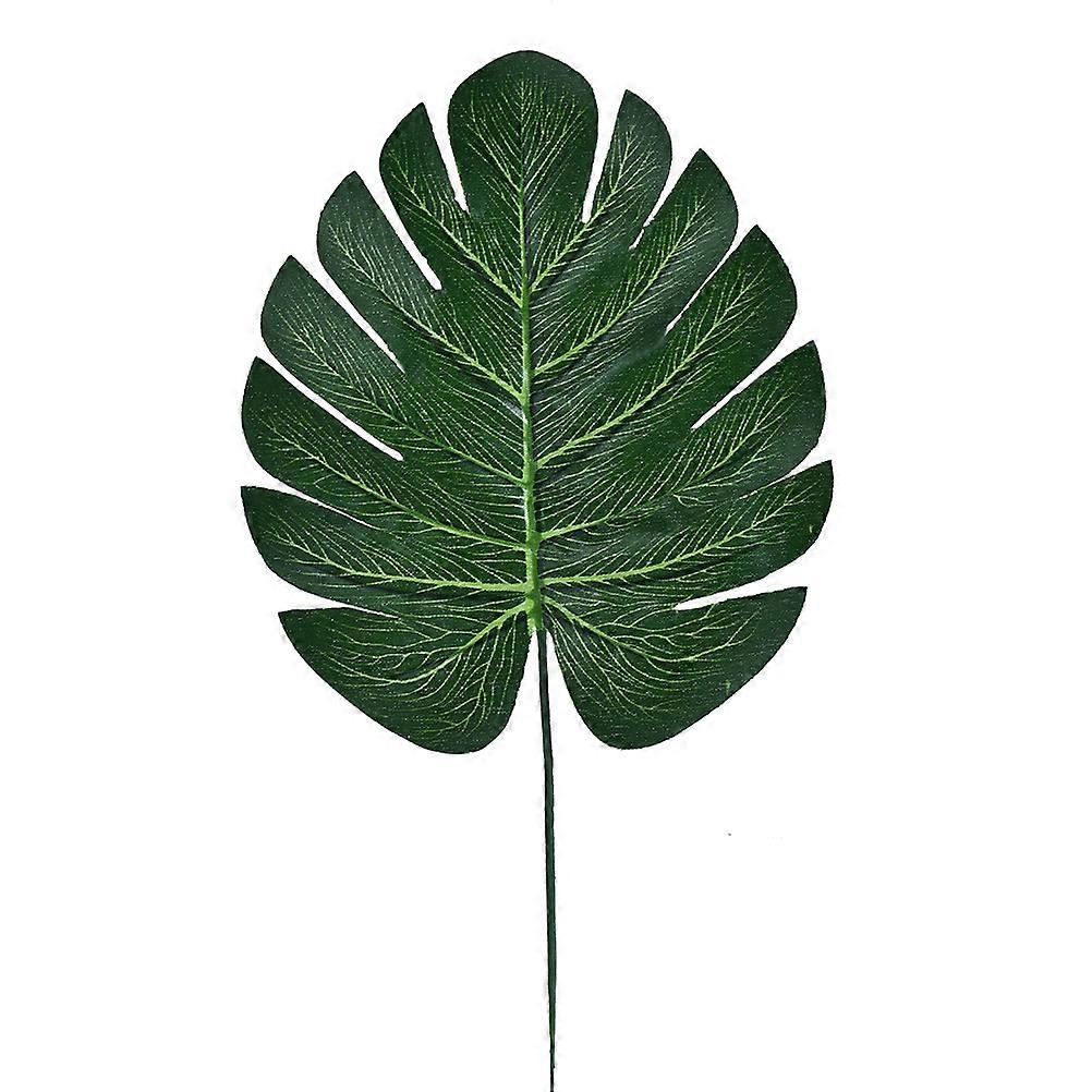 Artificial Monstera Leaves Foliage Decor Imitation Turtle Back Decoration 36Pcs